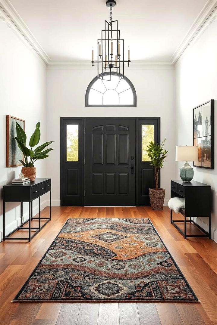 Unique Entryway Focal Point - 30 Entryway Rug Ideas