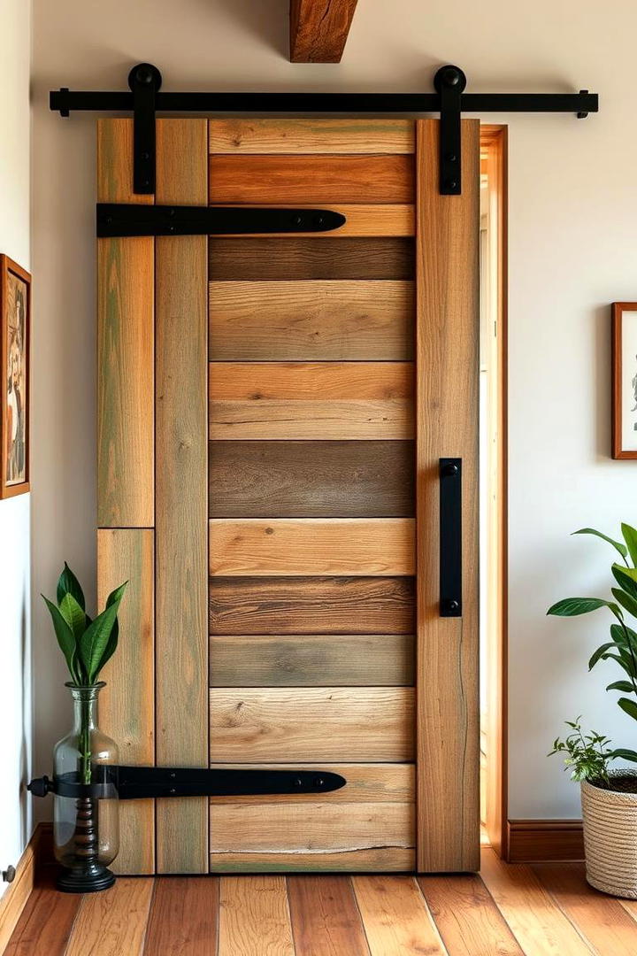 Upcycled Eco Barn Door - 30 Barn Door Ideas