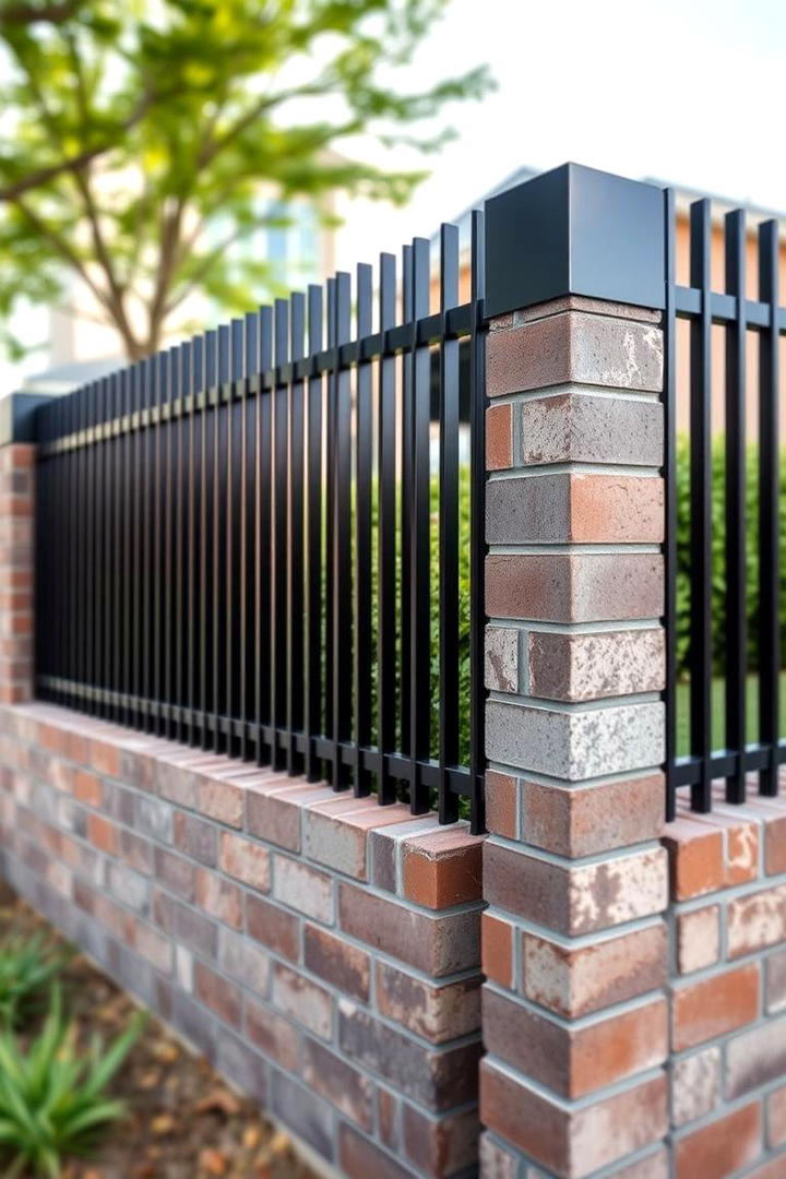 Urban Edge Elegance - 30 Cinder Block Fence Ideas