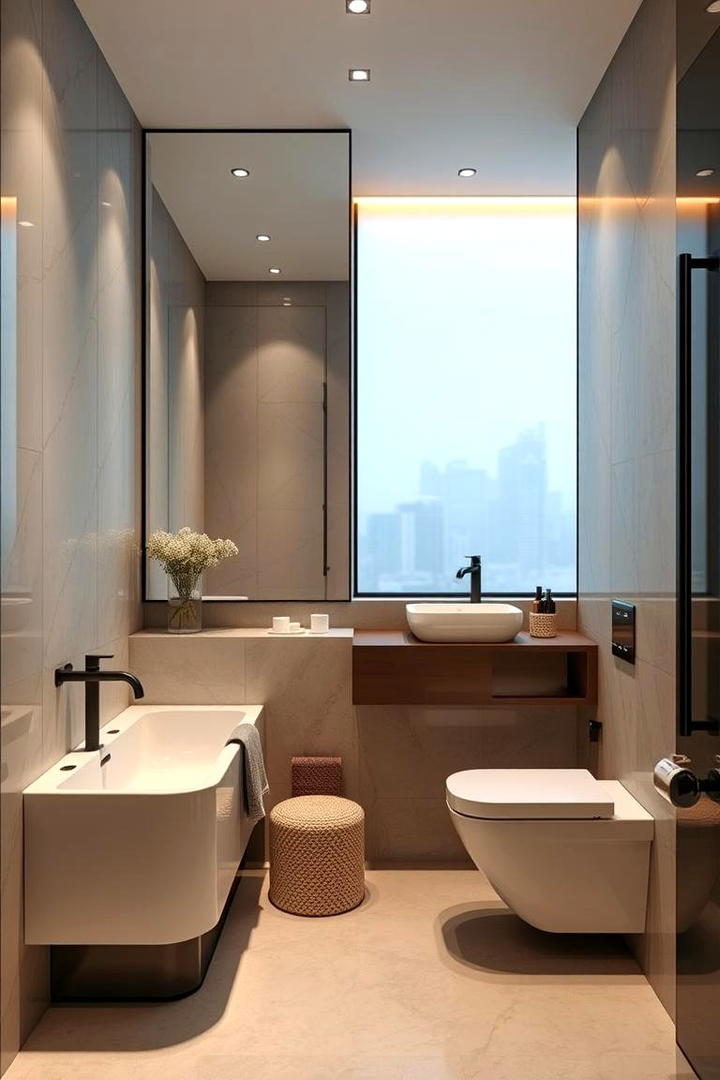 Urban Elegance Bathroom - 30 Bathroom Decor Ideas