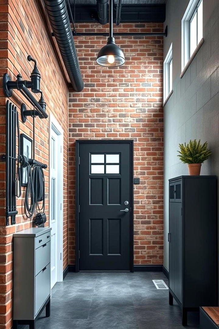 Urban Industrial Chic - 30 Modern Entryway Ideas