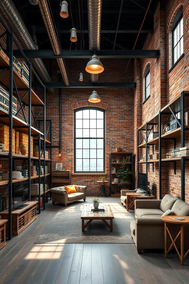 Urban Industrial Loft - 30 2000s Room Ideas