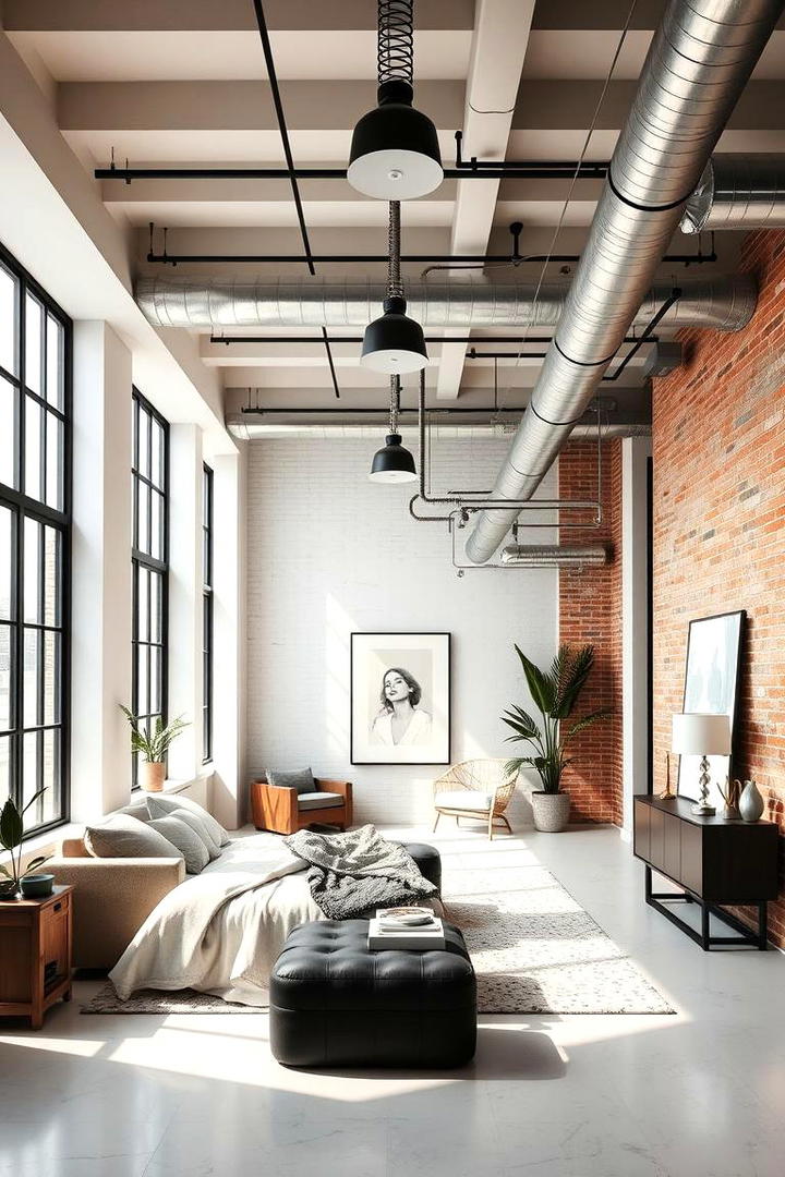 Urban Loft Style - 30 Bachelor Room Ideas