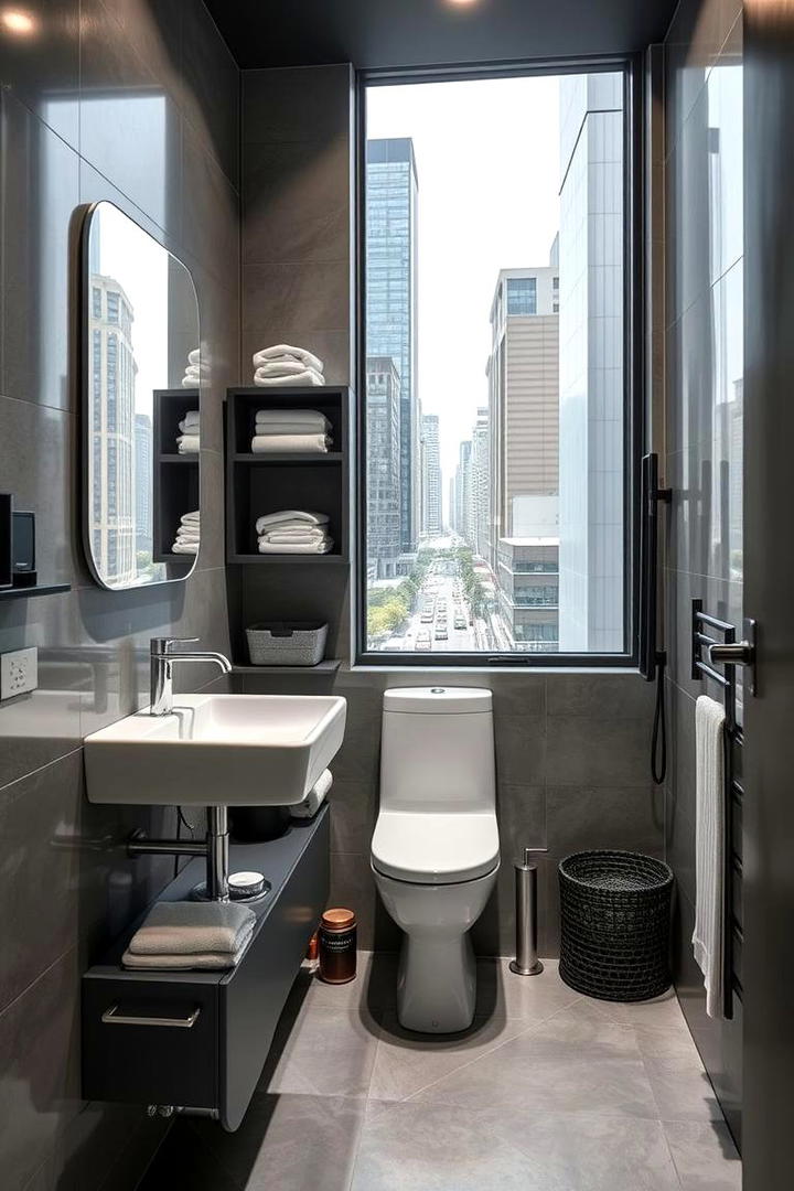 Urban Modern Bathroom - 30 Grey and White Bathroom Ideas