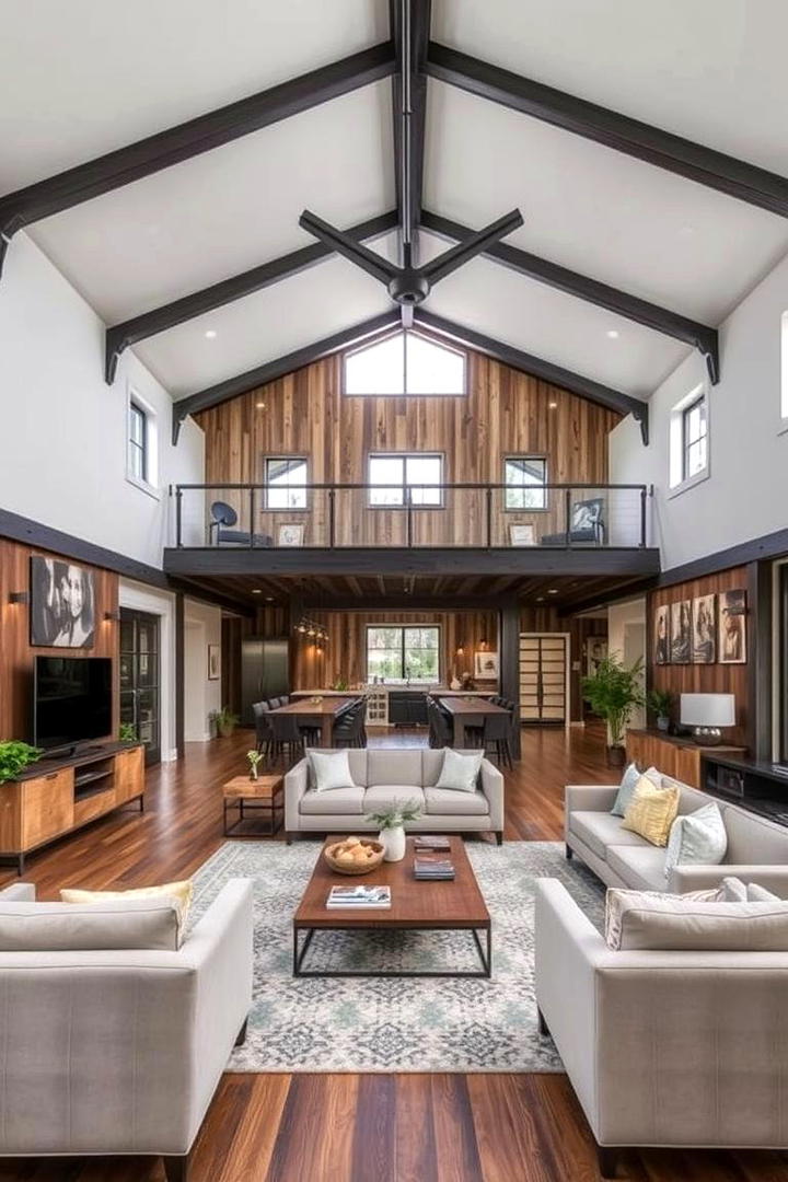 Urban Rustic Vibes - 30 Barndominium Interior Ideas