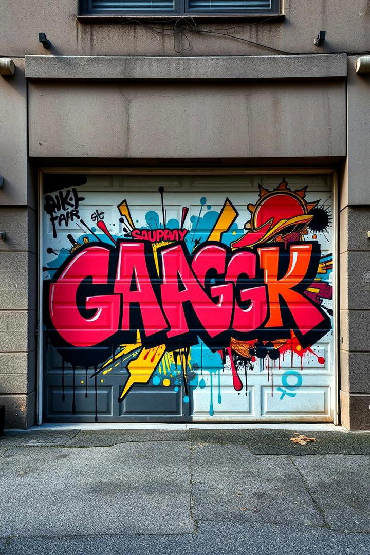 Urban Street Art Vibes - 30 Garage Door Murals