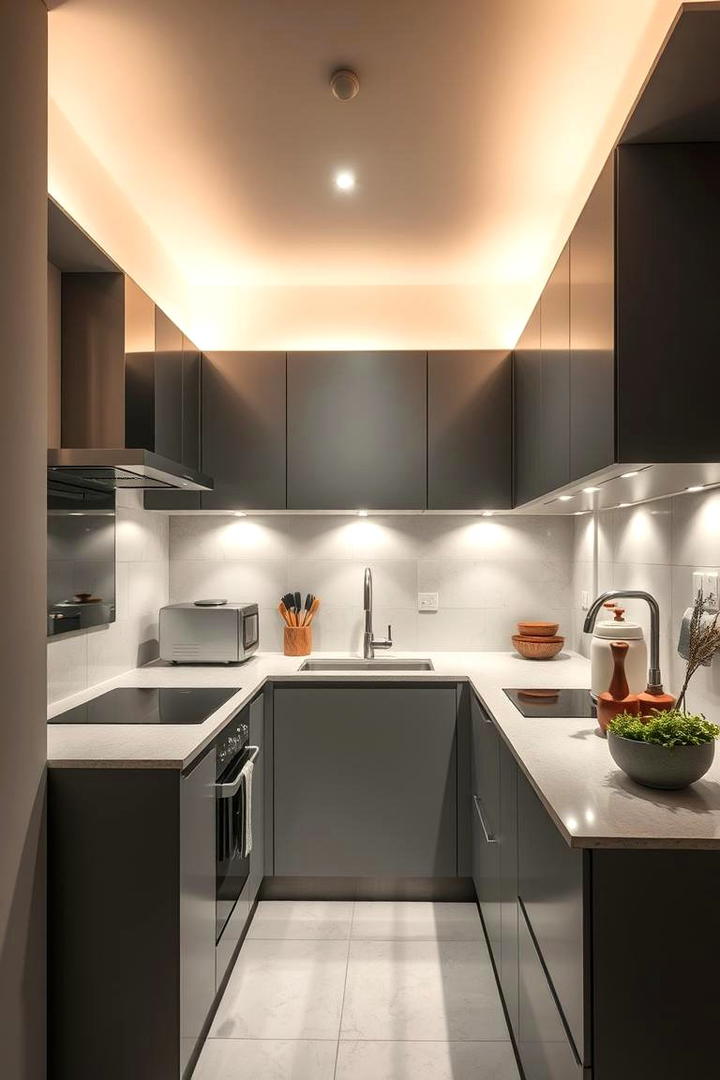 Versatile Countertop Illumination - 30 Small Kitchen Lighting Ideas