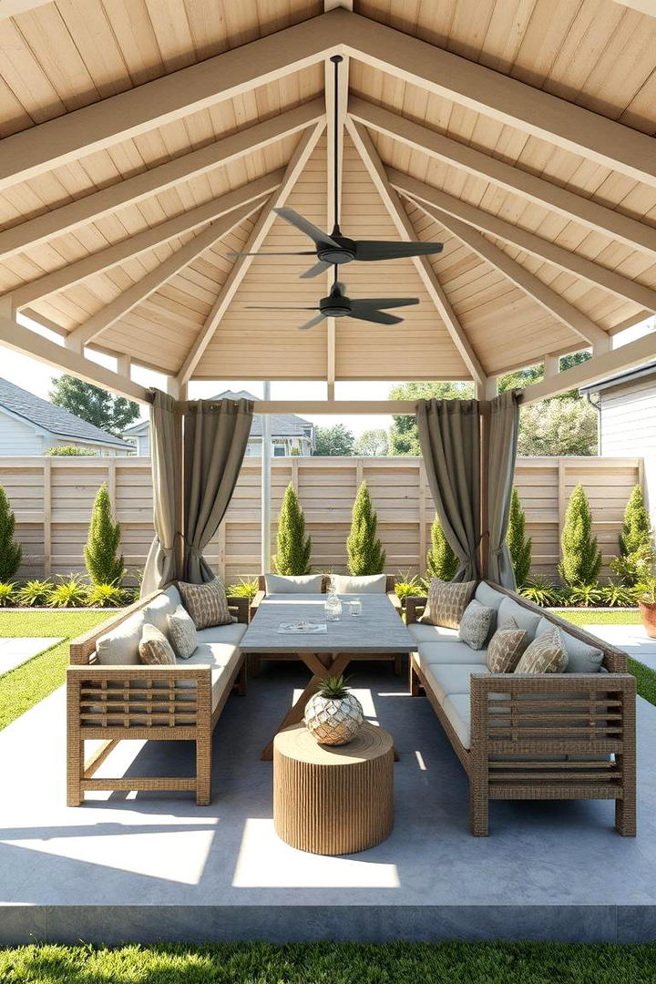 Versatile Multi Use Gazebo - 30 Backyard Gazebo Ideas