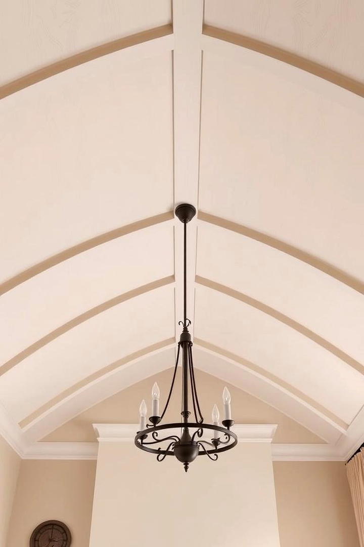 Versatile Neutral Tone Ceiling - 30 Cathedral Ceiling Ideas