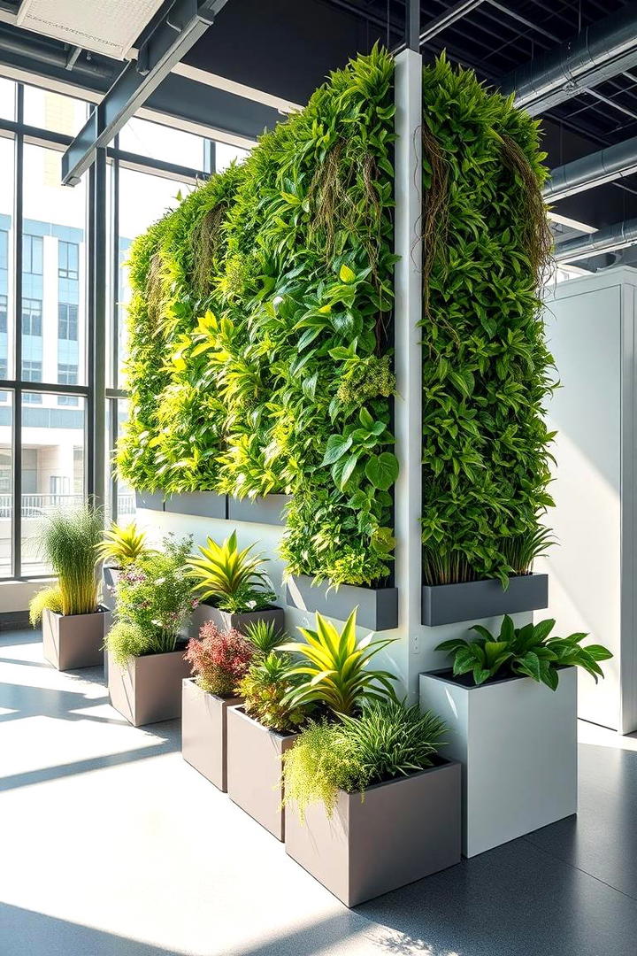 Vertical Garden Display - 30 Patio Garden Ideas