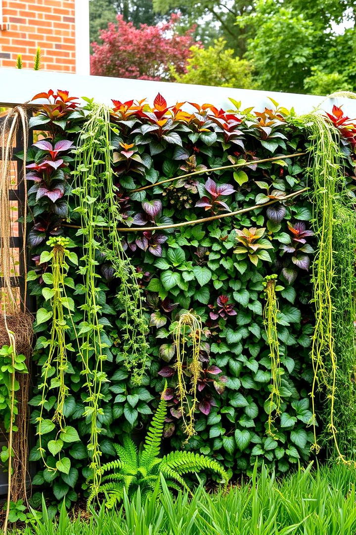 Vertical Garden Fence - 30 Decorative Fence Ideas