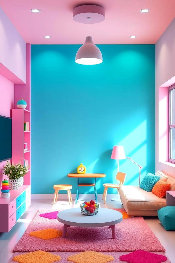 Vibrant Color Therapy Zone - 30 Sensory Room Ideas