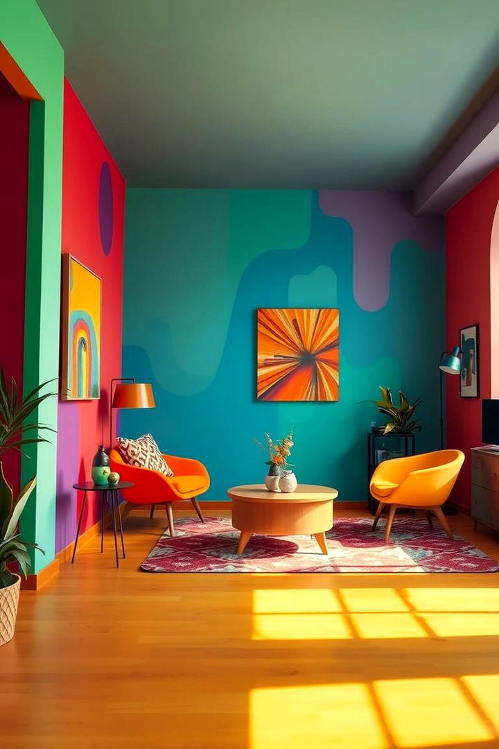 Vibrant Mix of Colors - 30 Wall Painting Ideas of Any Room