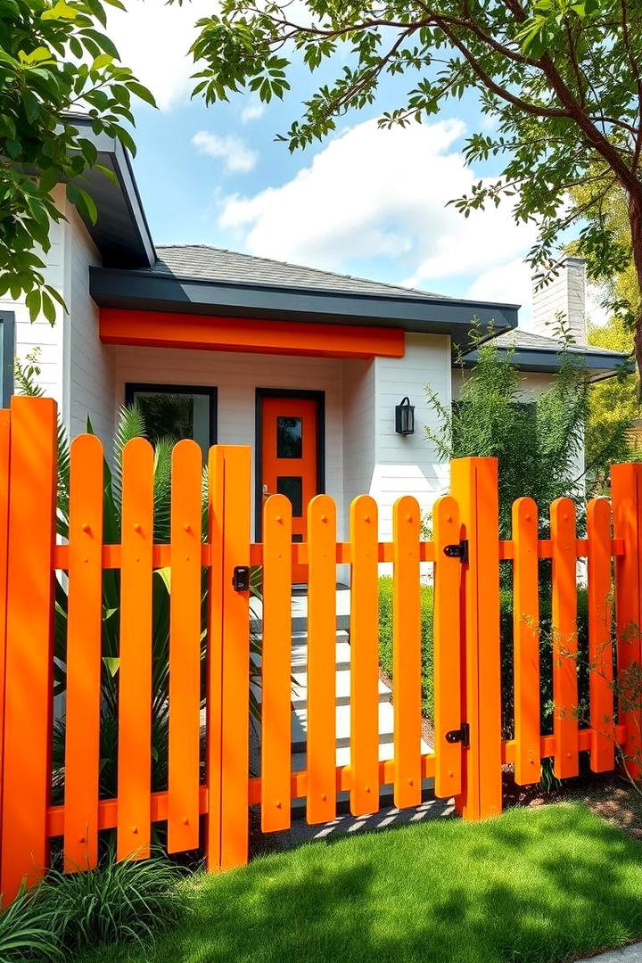 Vibrant Orange - 30 Fence Paint Colours