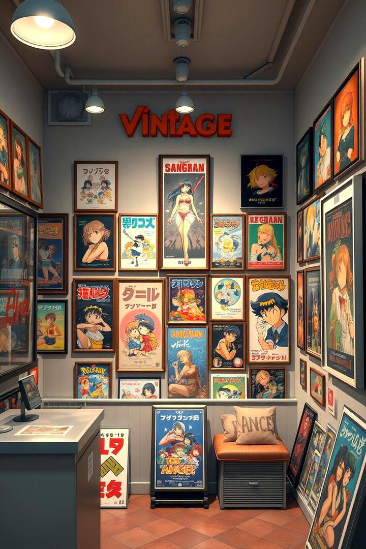 Vintage Anime Poster Gallery - 30 Anime Room Ideas