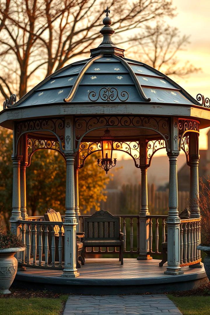 Vintage Charm Gazebo - 30 Backyard Gazebo Ideas