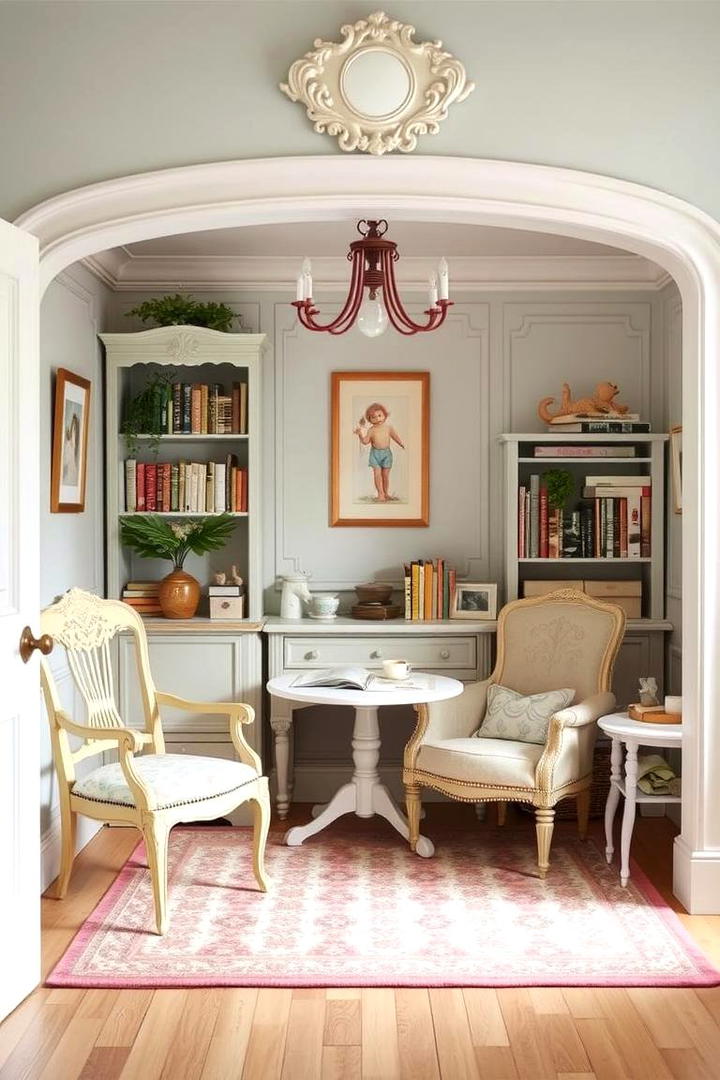 Vintage Charm Nook - 30 kids reading nook ideas