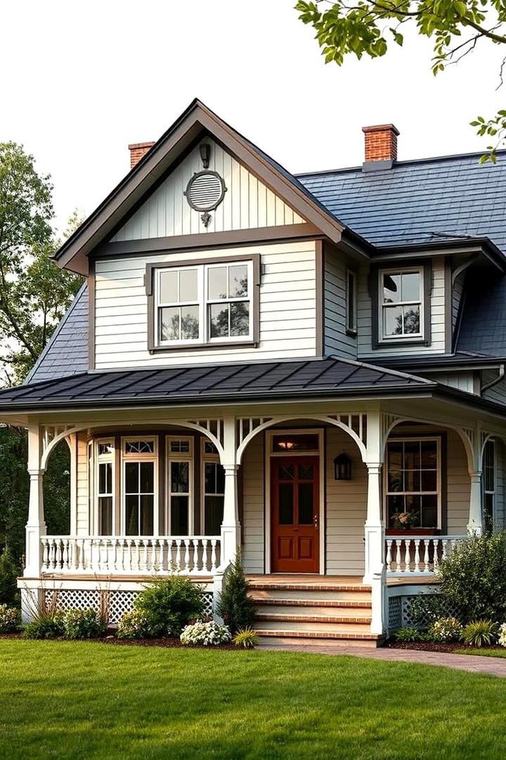 Vintage Charm with a Twist - 30 houses with black roofs