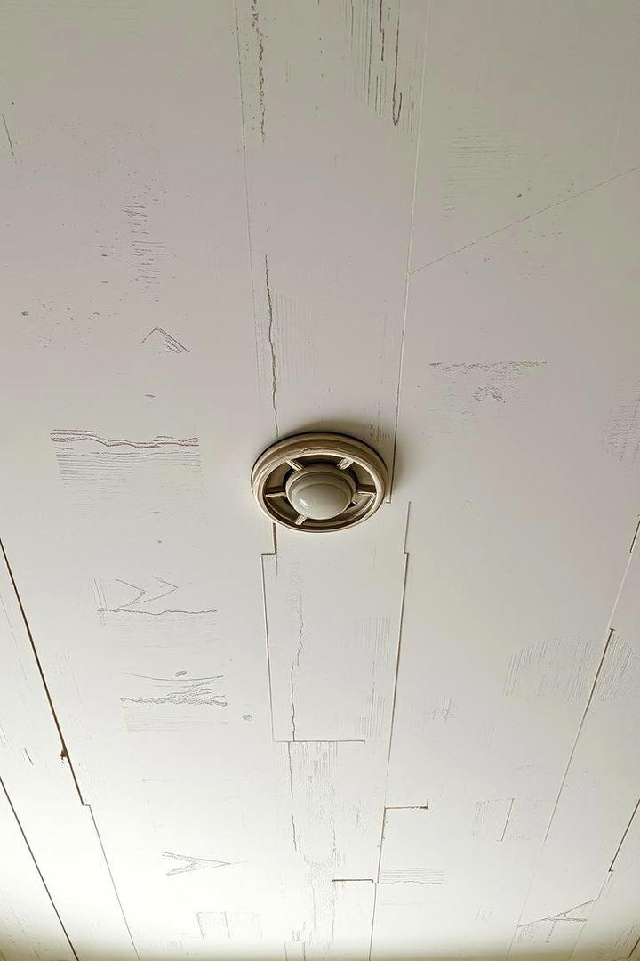 Vintage Distressed Ceiling - 30 Ceiling Paint Ideas