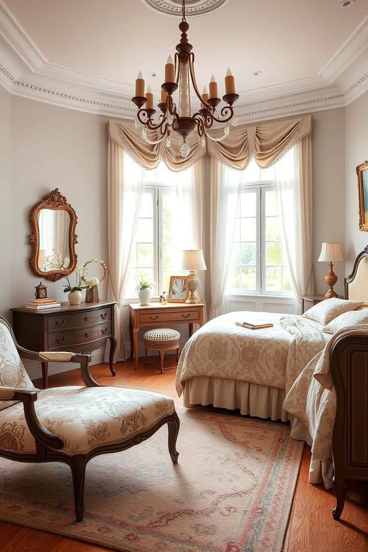 Vintage Glam Bedroom - 30 Preppy Room Ideas