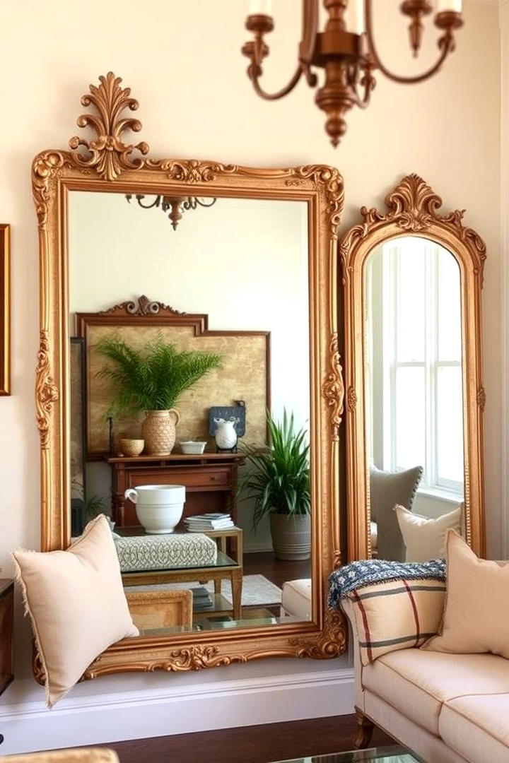 Vintage Inspired Mirrors - 30 Vintage Decor Ideas