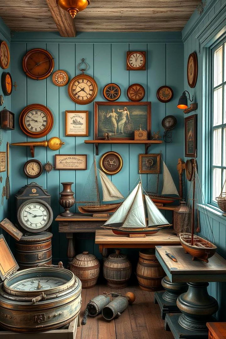 Vintage Maritime Artifacts - 30 Coastal Decor Ideas