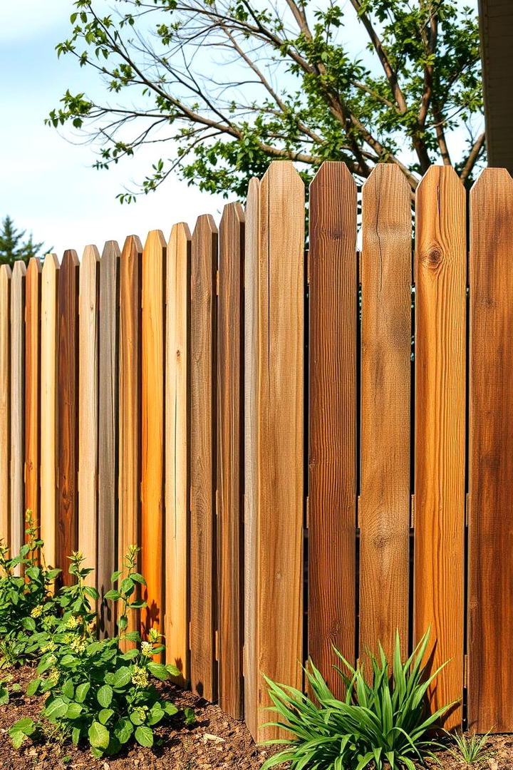 Vintage Reclaimed Wood Fence - 30 Corner Fence Ideas