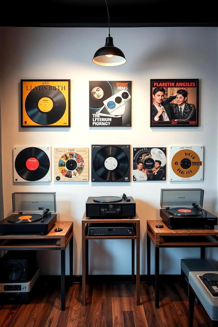 Vintage Record Displays - 30 Vintage Decor Ideas