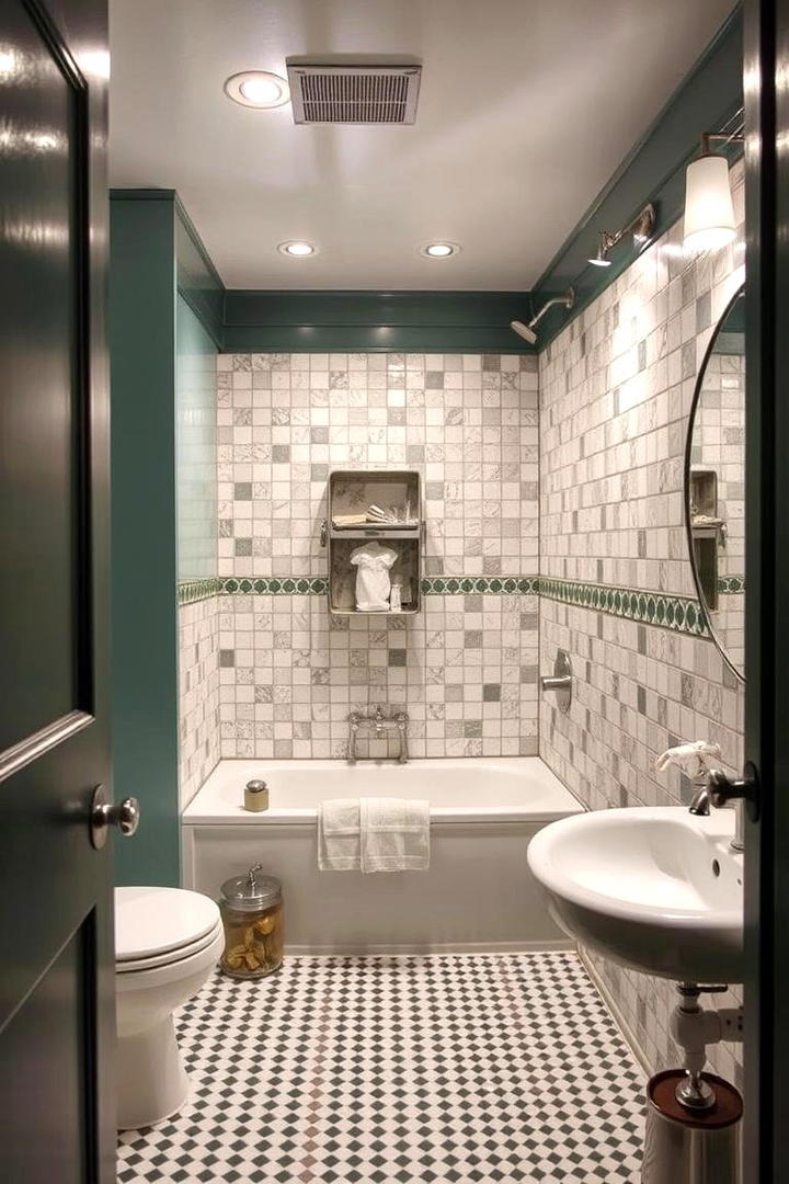 Vintage Tile Revival - 30 Basement Bathroom Ideas