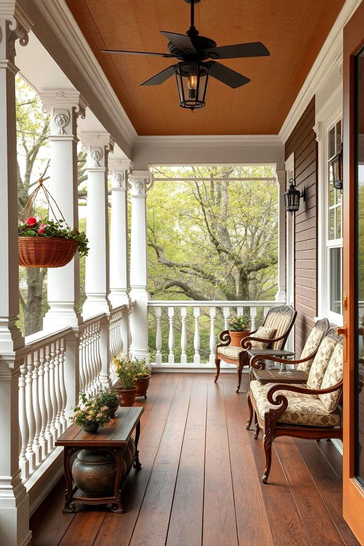 Vintage Veranda Vibe - 30 Enclosed Porch Ideas