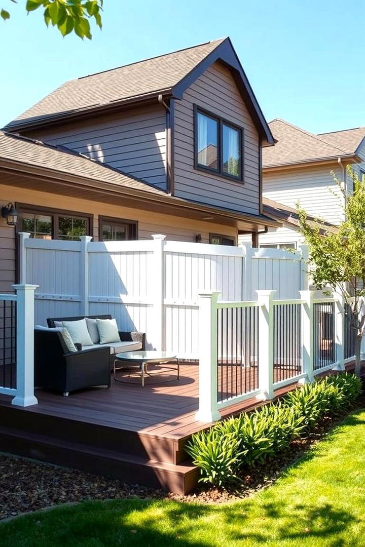 Vinyl Privacy Fencing - 30 Deck Privacy Ideas