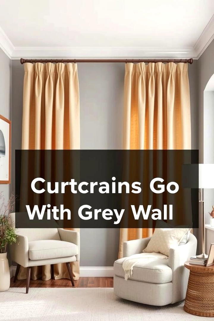 Warm Beige Tones - 30 What Color Curtains Go With Gray Walls