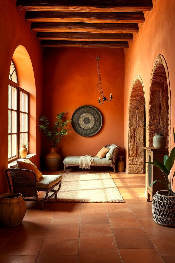 Warm Earthy Blend - 30 Floor and Wall Color Ideas