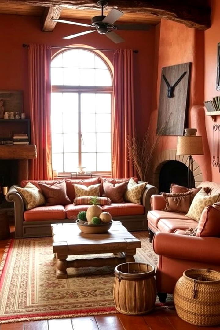 Warm Earthy Tones - 30 Western Living Room Ideas