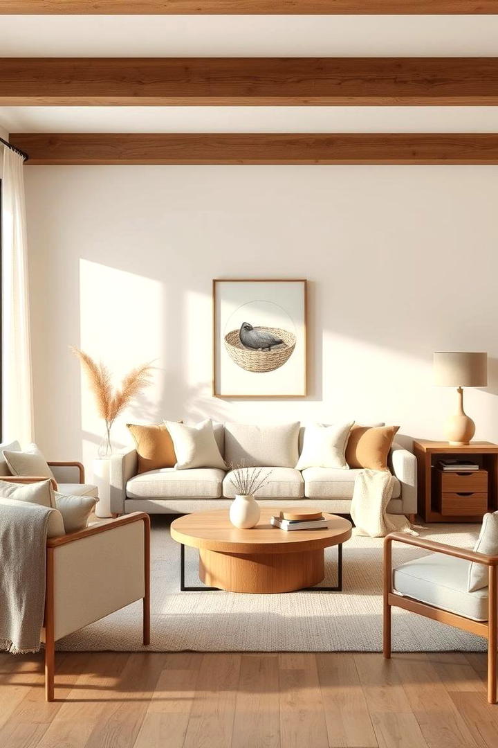 Warm Neutral Palette - 30 Pinterest Living Room Decor Ideas