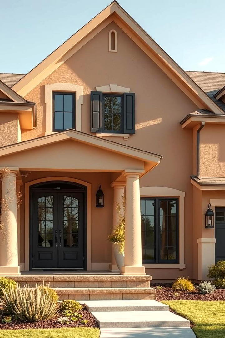 Warm Sand Enchantment - 30 Brown Exterior House Colors