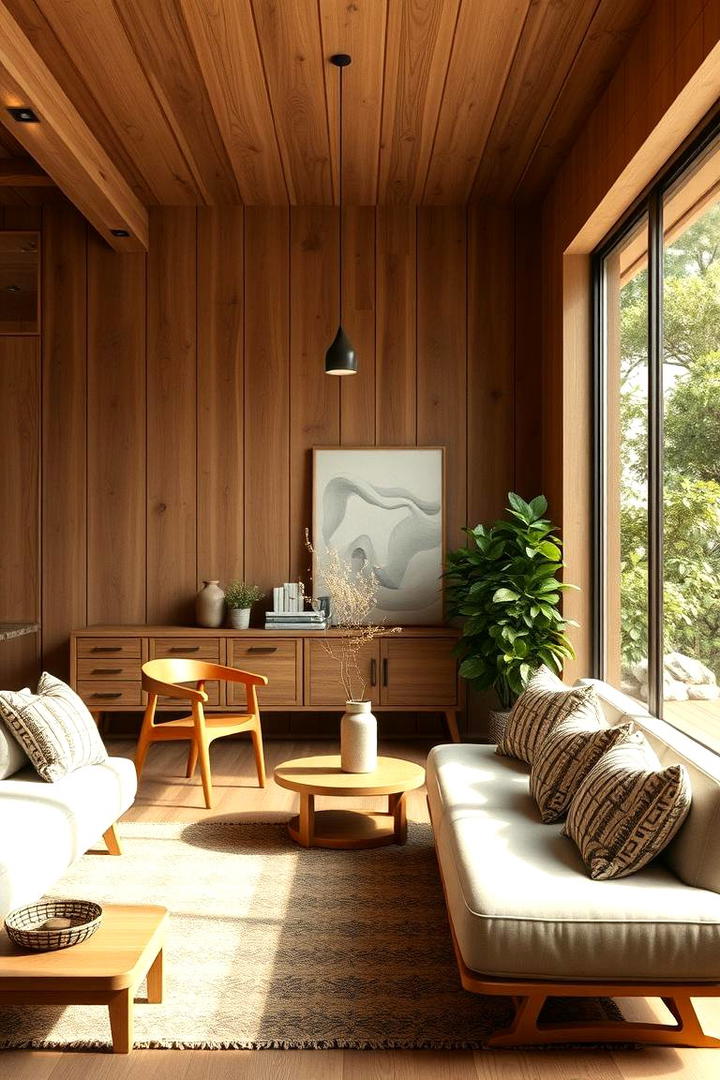 Warm Wood Elements - 30 2000s Interior Design Ideas