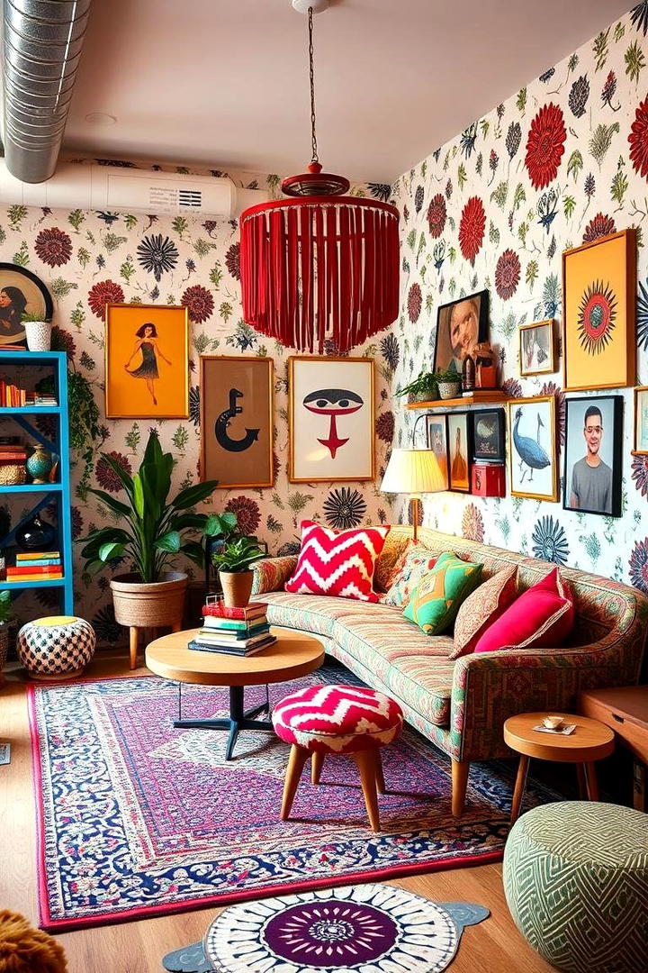 Whimsical Bohemian Creative Den - 30 Bohemian Home Office Ideas