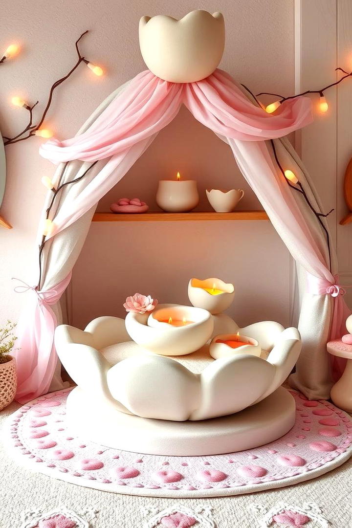 Whimsical Fairy Tale Dough Bowl Display - 30 Dough Bowl Decor Ideas