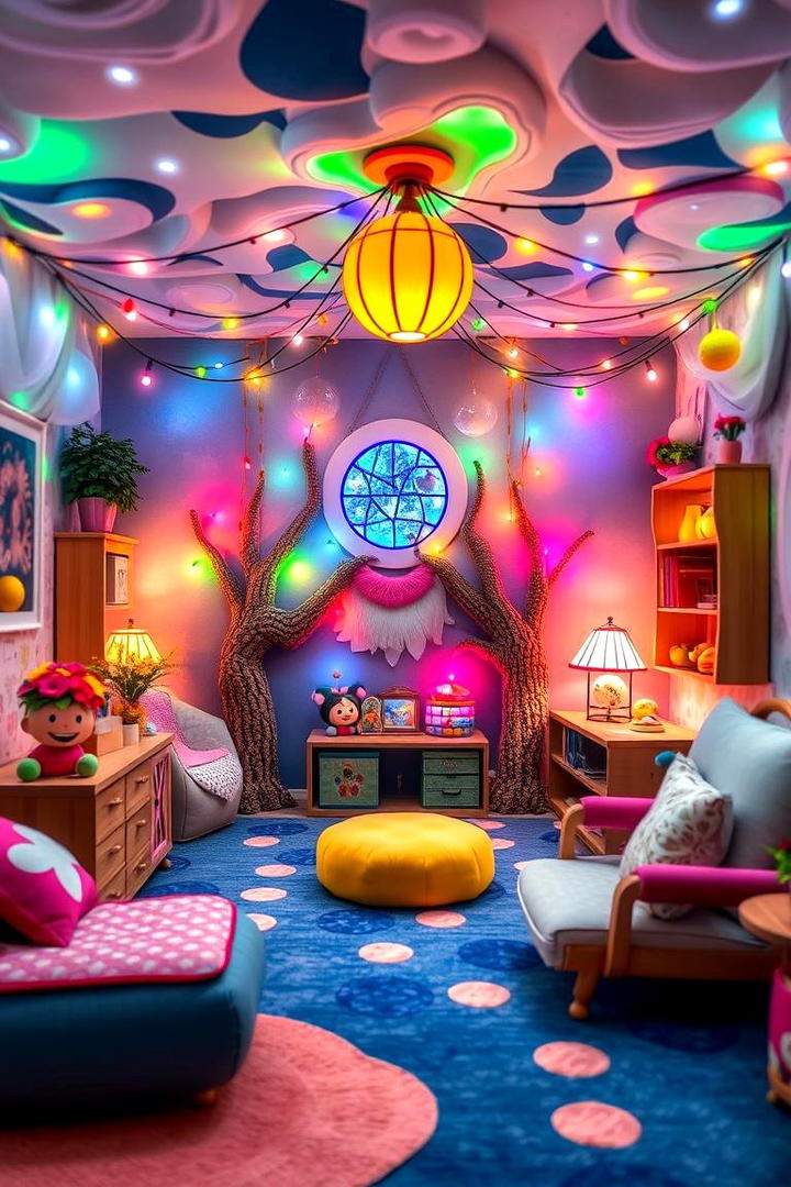 Whimsical Fantasy Sensory Den - 30 Sensory Room Ideas