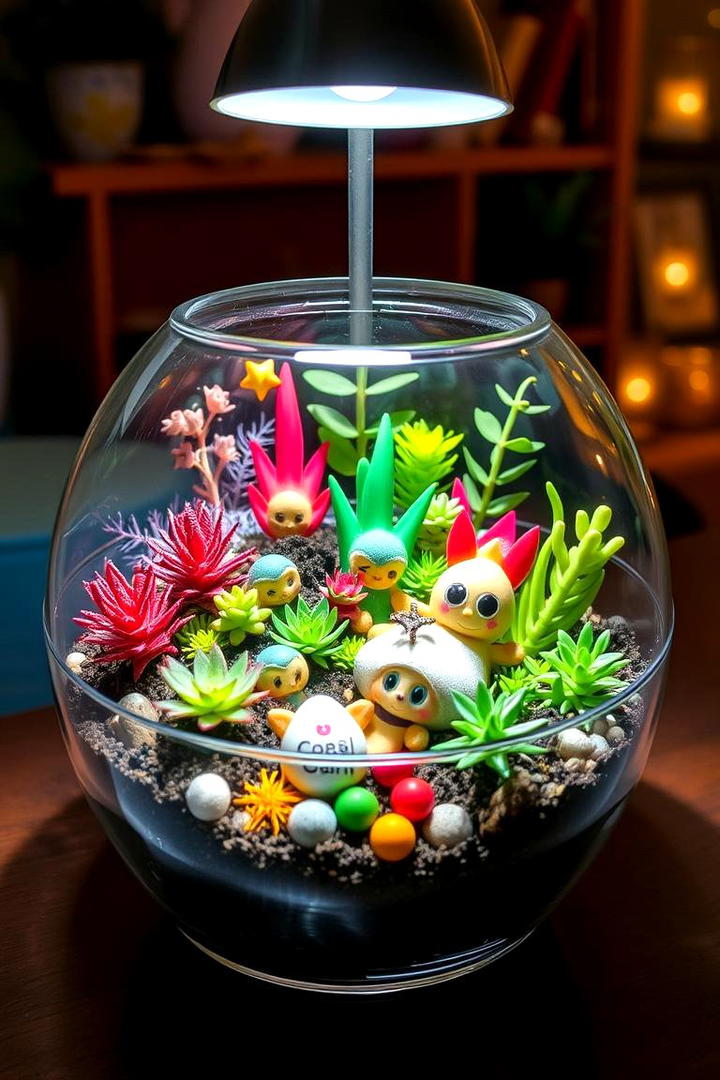 Whimsical Garden Terrarium - 30 Terrarium Ideas