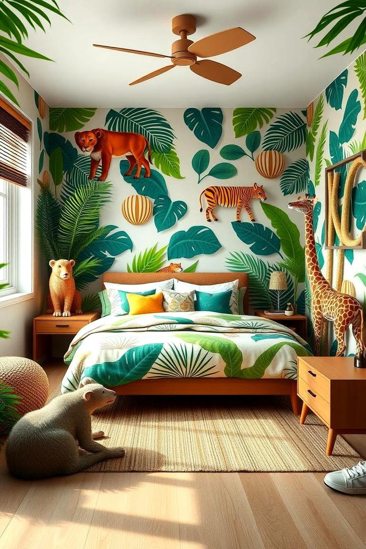 Wildlife Inspired Decor - 30 Jungle-themed Bedroom Ideas