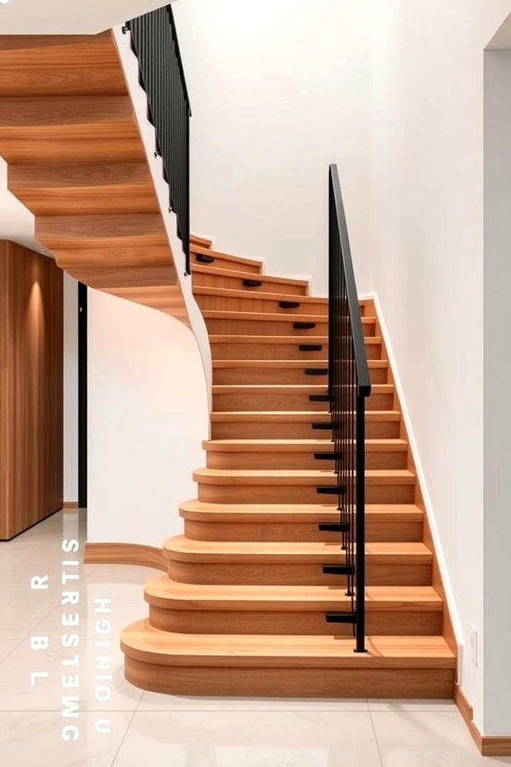 Winder Space Saving Staircase - 30 Modern Staircases