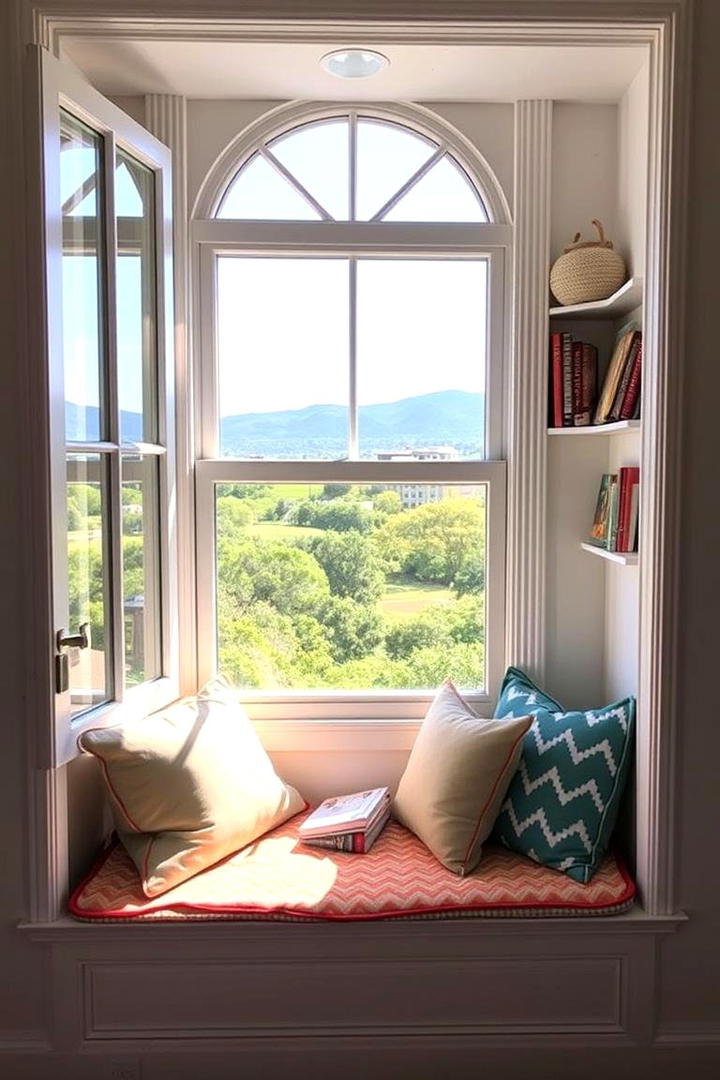 Window Seat Sanctuary - 30 kids reading nook ideas