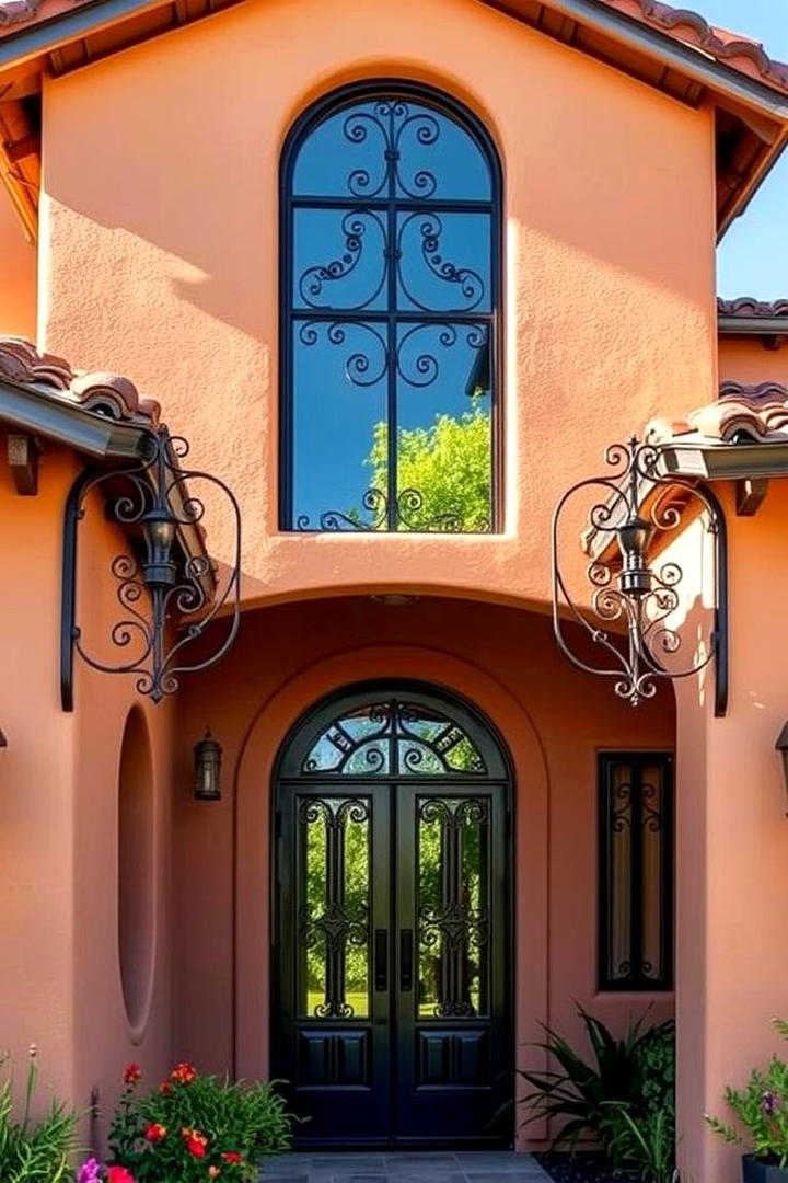 Wrought Iron Accents - 30 spanish bungalow exterior ideas