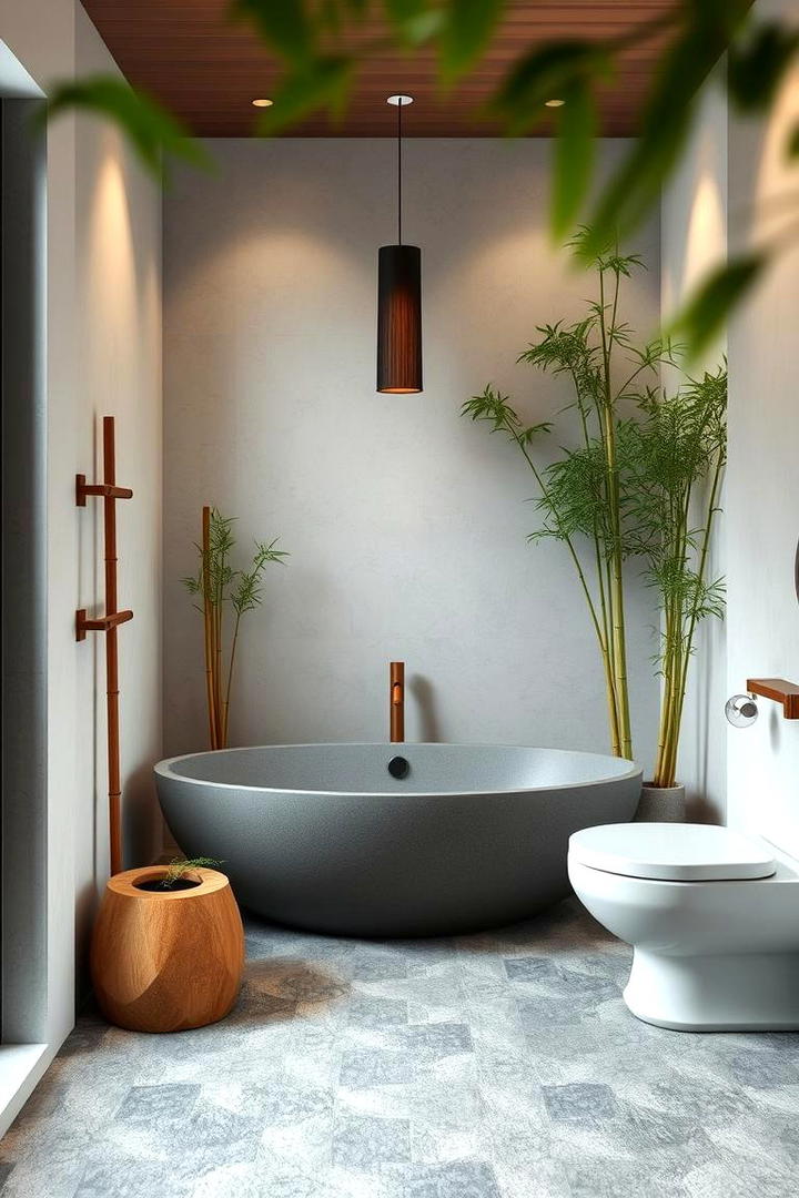 Zen Garden Sanctuary - 30 Outdoor Bathroom Ideas