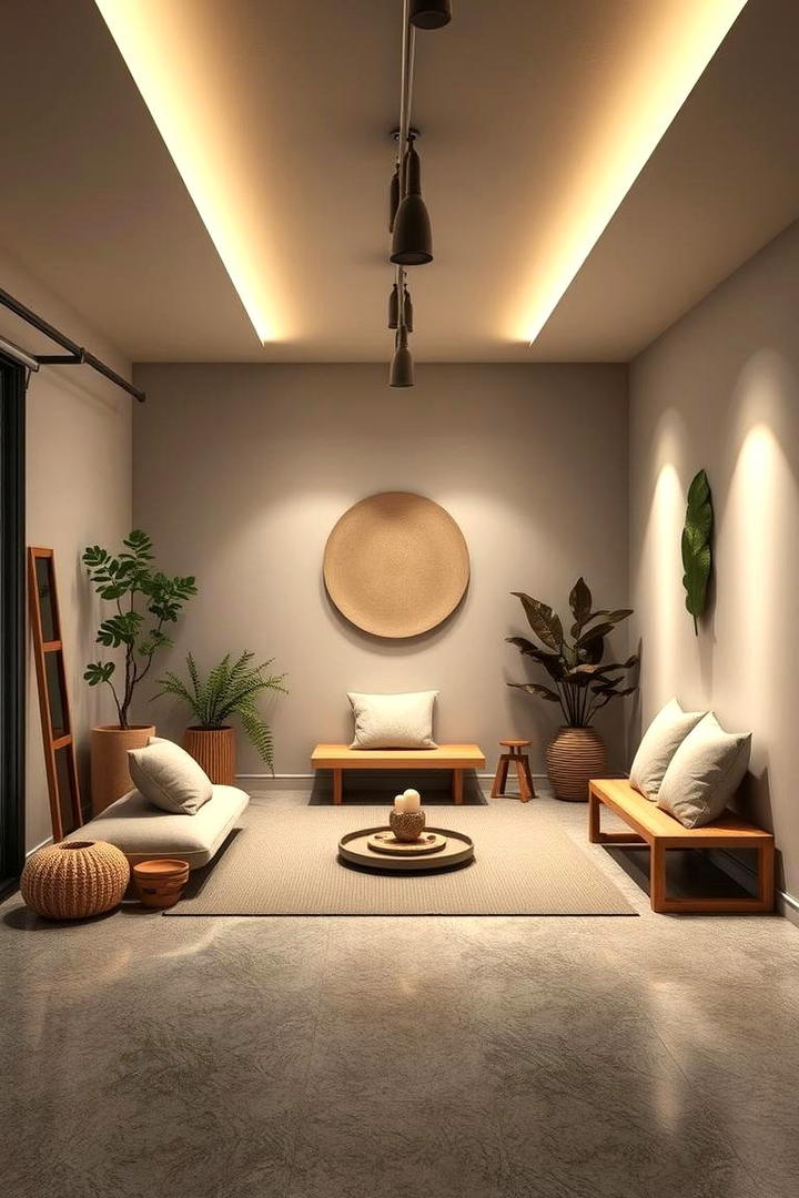 Zen Meditation Corner - 30 Garage Makeover Ideas