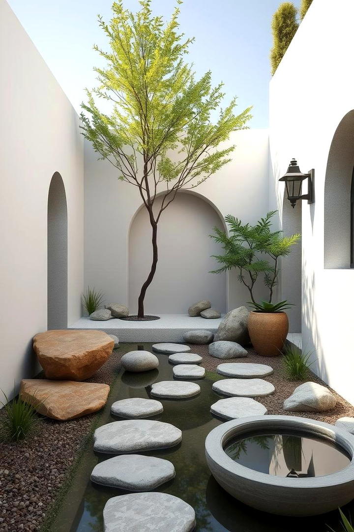 Zen inspired Mediterranean Nook - 30 Mediterranean Garden Ideas