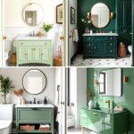 20 Bathroom With Green Vanity Ideas for a Fresh Look