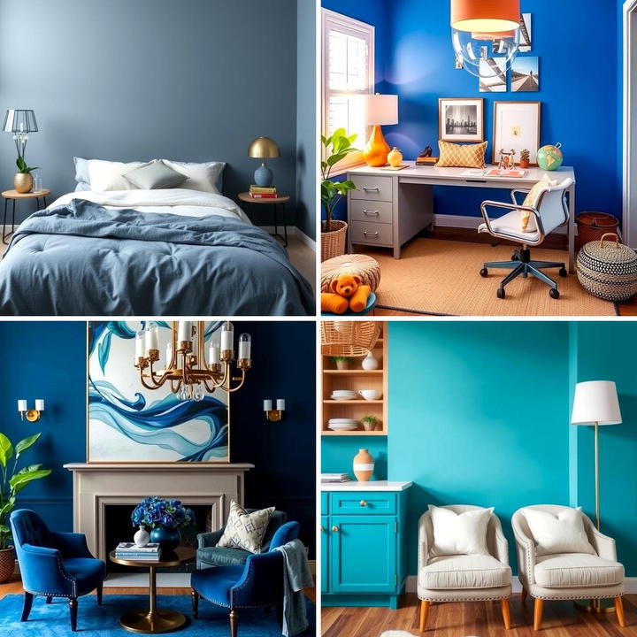20 Blue Accent Wall Ideas: Bold & Beautiful Designs